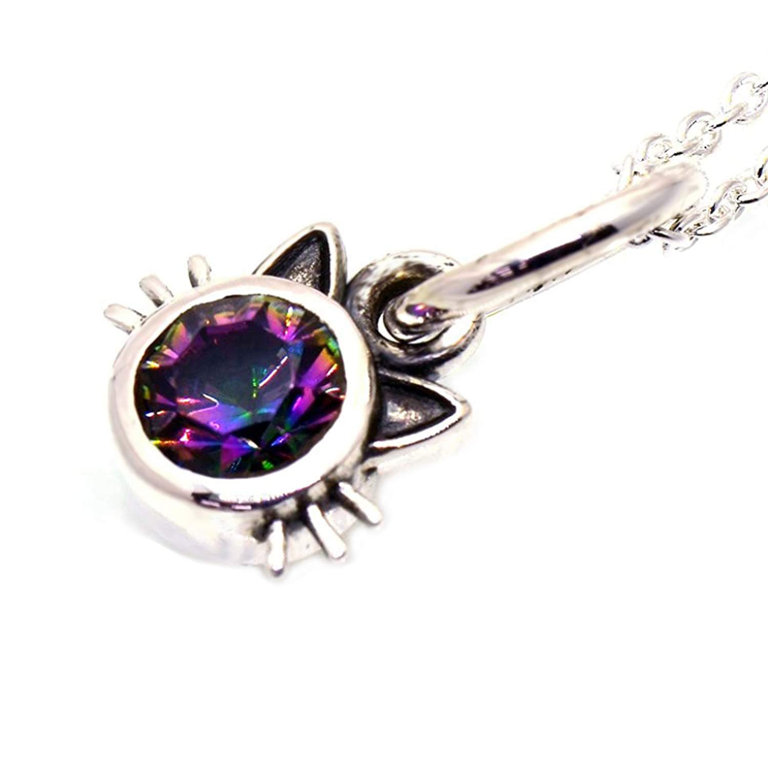 Amazon | 【STERLING SILVER 925】シルバー 猫 CAT シルバー